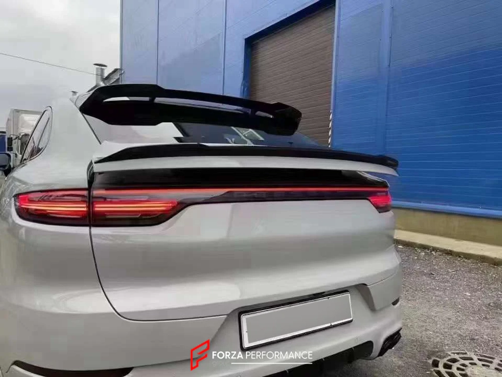 Карбоновый спойлер на крышку багажника для PORSCHE CAYENNE E3 9Y LCI 2023+