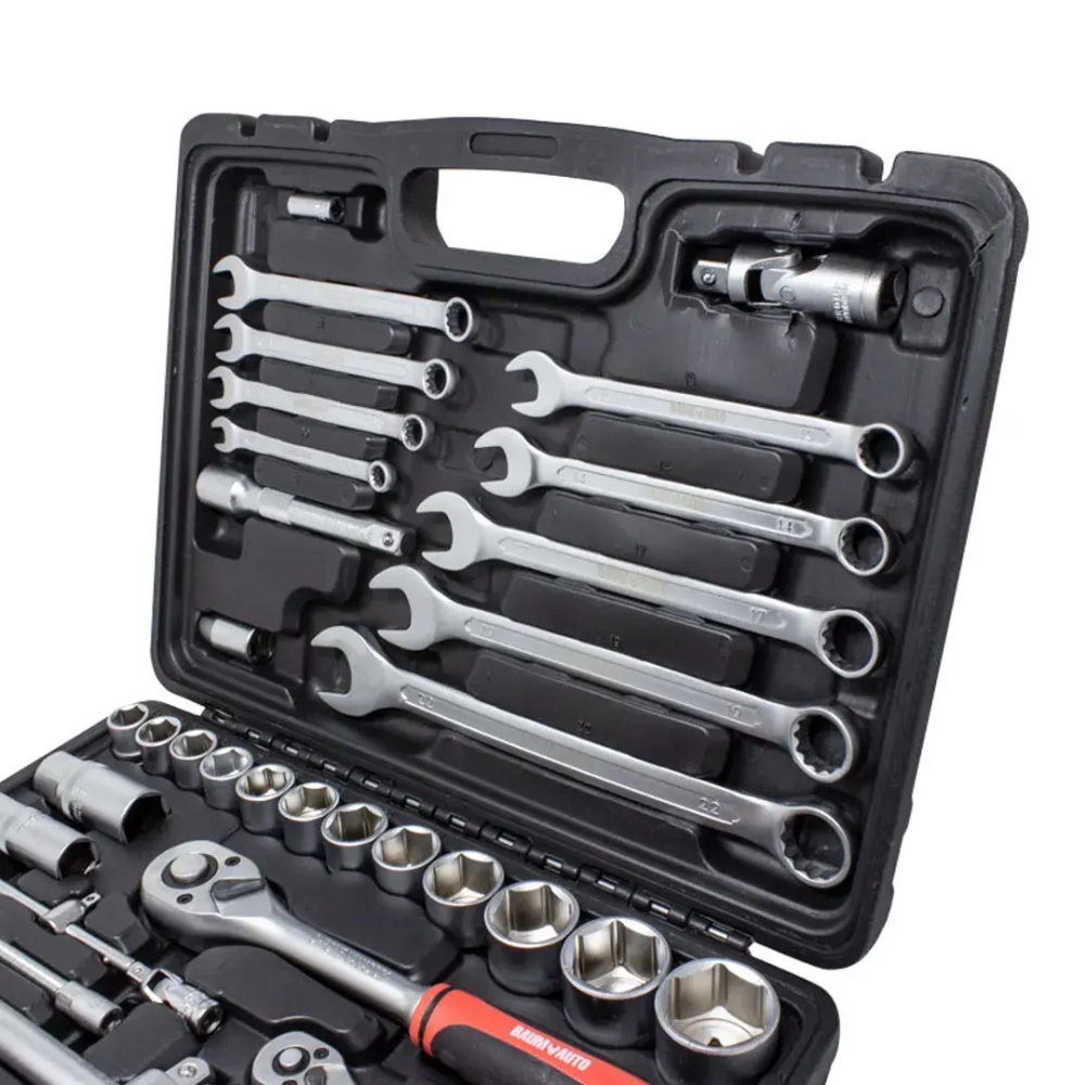 Набор инструментов 82пр.1/2'',1/4''(6гр.)(4-32мм) Baum Auto##BaumAuto BM-4821-5