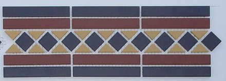 Бордюр Border GUILFORD 2 Strip Stand.(Dot14, Tr.1/2 21, Strip 20+14)