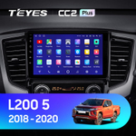 Teyes CC2 Plus 9" для Mitsubishi Pajero Sport, L200 2018-2020 (прав)