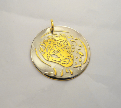 Медальон "Леопард". Златоуст