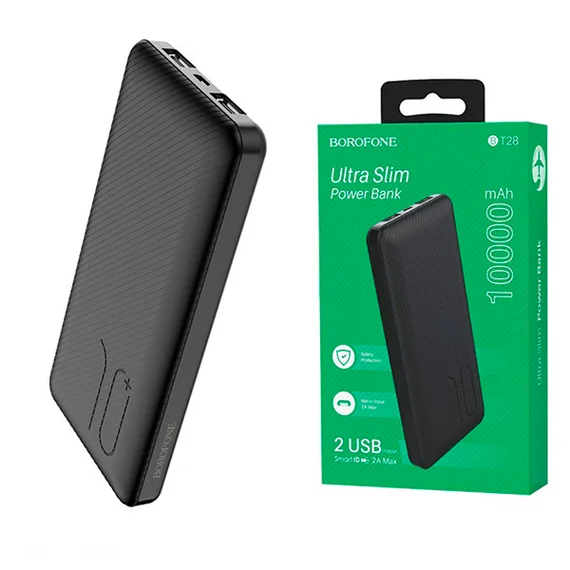 BT28 Beneficial mobile power bank(10000mAh) black