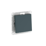 ATLASDESIGN 1-клавишный ВЫКЛЮЧАТЕЛЬ, сх.1, 10АХ, мех., быстрозажим. клем., ИЗУМРУД