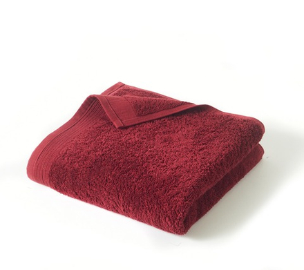 Полотенце 100x150 Blanc des Vosges Uni Griotte griotte вишневое