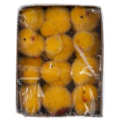 GAEM Набор из 12-ти фигурок декоративных "Цыпленок" (3,5*4*4), L15 W12 H5,5 см