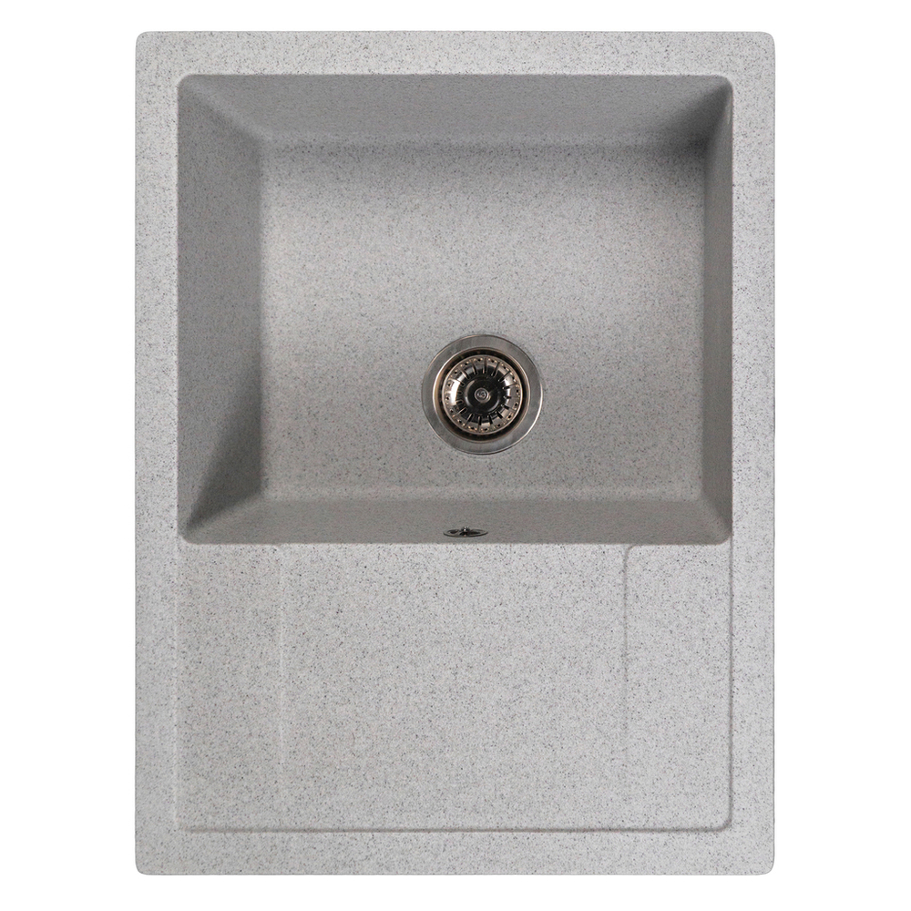 Мойка ML-GMS115 СТАНДАРТ с крылом, серый (310), 645*505*190мм