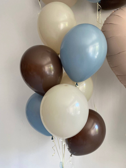 Воздушные шары на выписку сына мишка Барни №3472