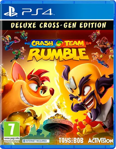 PS4 Crash Team Rumble Deluxe Edition (Требуется подписка PSN+) (Б/У, Английская версия, CUSA-32404)