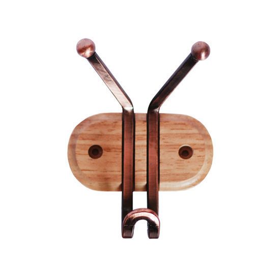 Крючок тройной на деревянной планке 10х6.5х13 см Besser