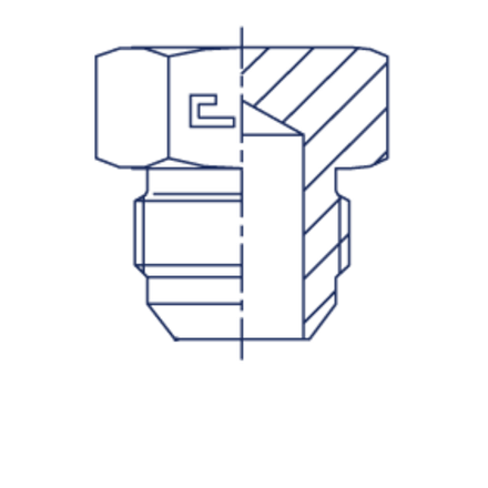 Заглушка V (Ш) JIC 3/4