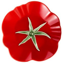 НАБОР ТАРЕЛОК ЗАКУСОЧНЫХ LEFARD "TOMATO" 22Х21 СМ/2 ШТ