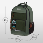 Рюкзак Berlingo ErgoSmart "Street Scout" 42*29*16см, 2 отделения, 4 кармана, эргономичная спинка