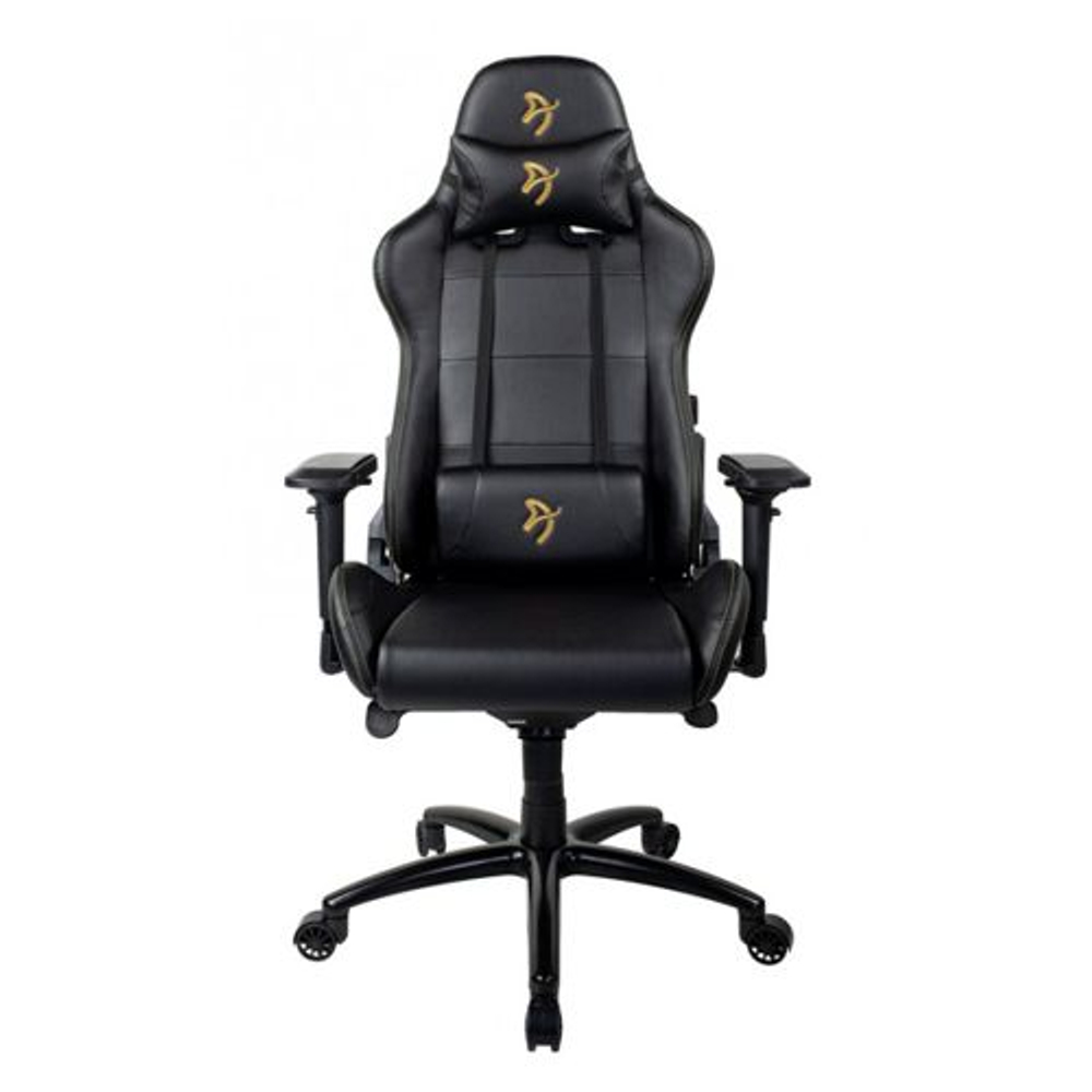 Компьютерное кресло (для геймеров) Arozzi Verona Signature, Экокожа, Золотой