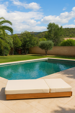 Матрас для шезлонга ReeHouse Mattress Acrylic, светло-бежевый