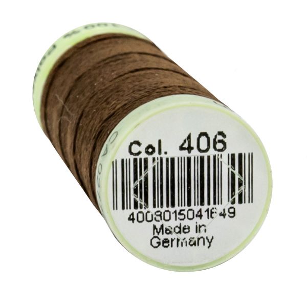 Нитки отделочные Gutermann Top Stitch 30 (30 метров), 5 кат. | 406 шоколад
