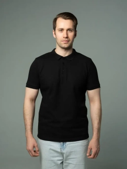 Футболка поло с коротким рукавом хлопок