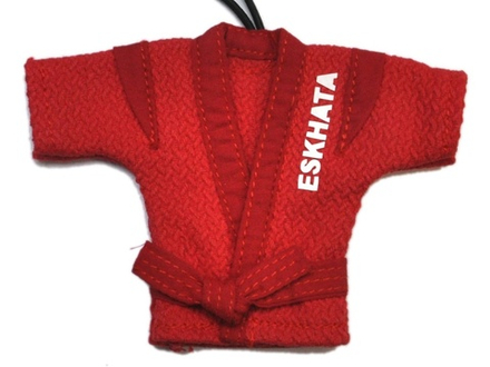 Брелок сувенирный "Самбо"  (красный)