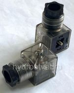 Штекер для дискретного клапана, с индикацией, прозрачный, Z5L, DIN43650/A, переменный ток