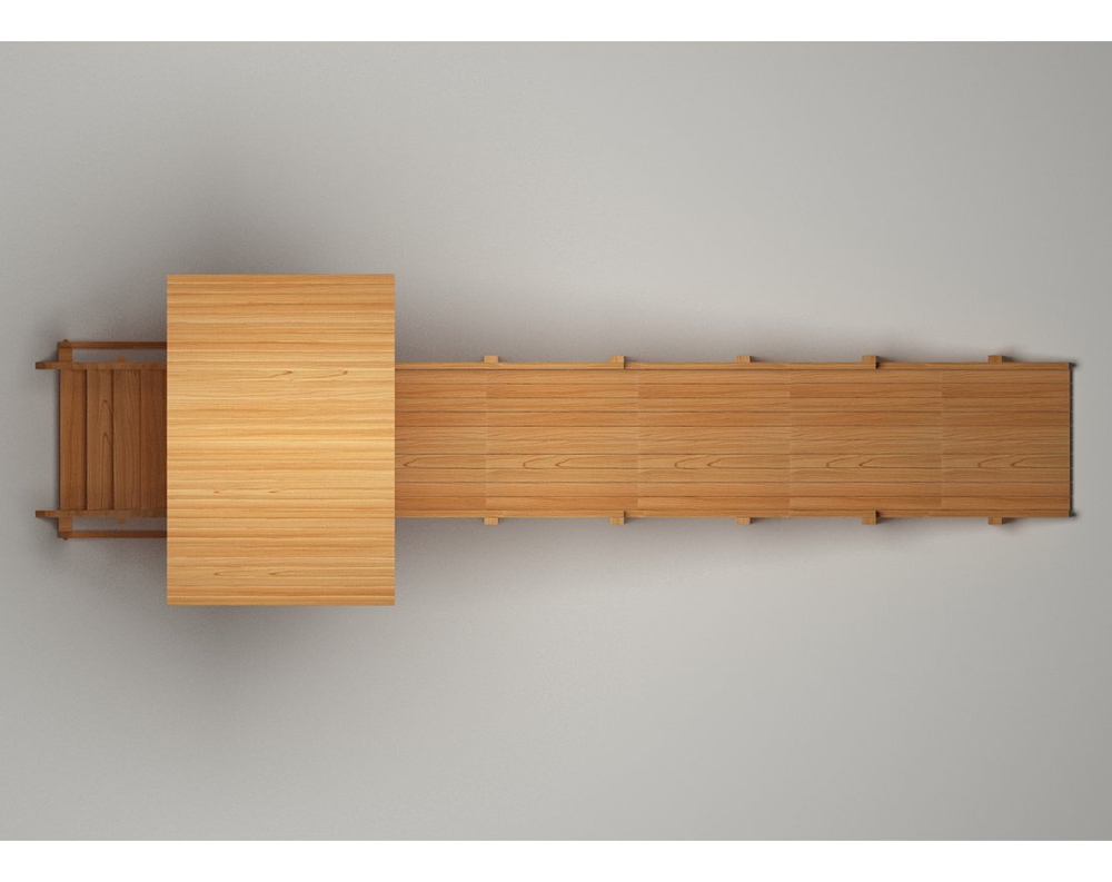 Зимняя горка TORUDA Север wood-5 (скат 4.9 м)