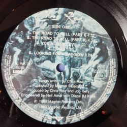 Винтажная виниловая пластинка LP Chris Rea The Road To Hell (Germany 1989) You Must Be Evil WX 317