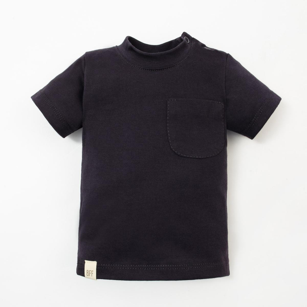 Футболка для мальчиков "Basic line" рост 62-68 см, т.серый 9235616 (Крошка Я), 1 шт.