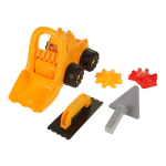 Набор для игры в песок с машинкой (5 предметов) сетка 213-9