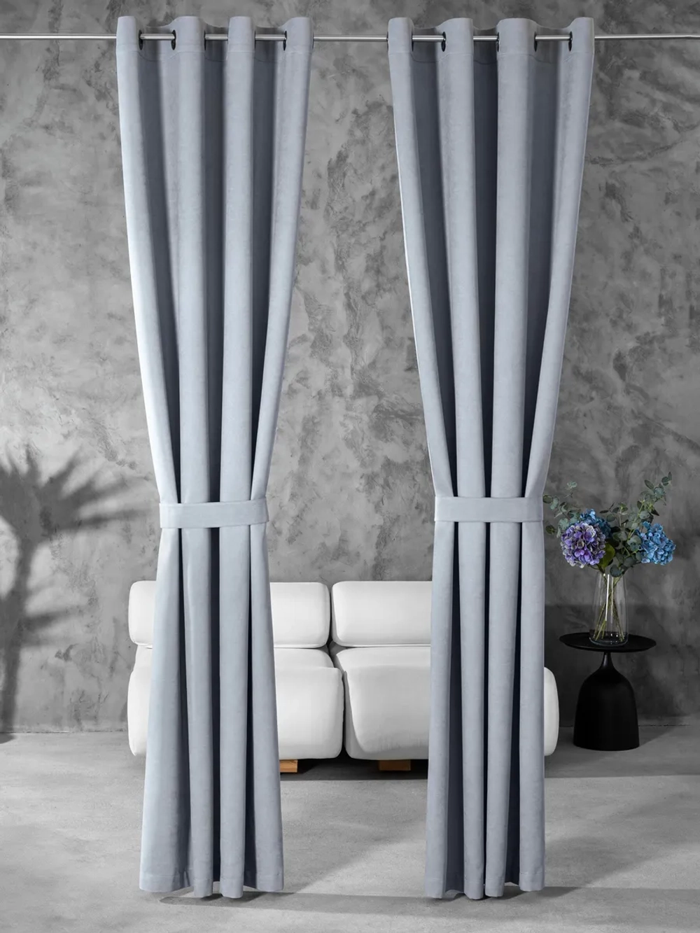 Комплект штор на люверсах - 2 шт