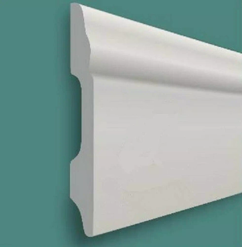 Плинтус дюрополимерный под покраску Solid UHD02/60 Белый 60х13х2400 мм