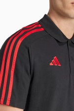 Футболка adidas Manchester United 24/25 DNA Polo - черный