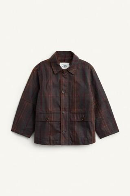 ZARA КУРТКА С КОНТРАСТНОЙ ОТДЕЛКОЙ, РАЗНОЦВЕТНЫЙ