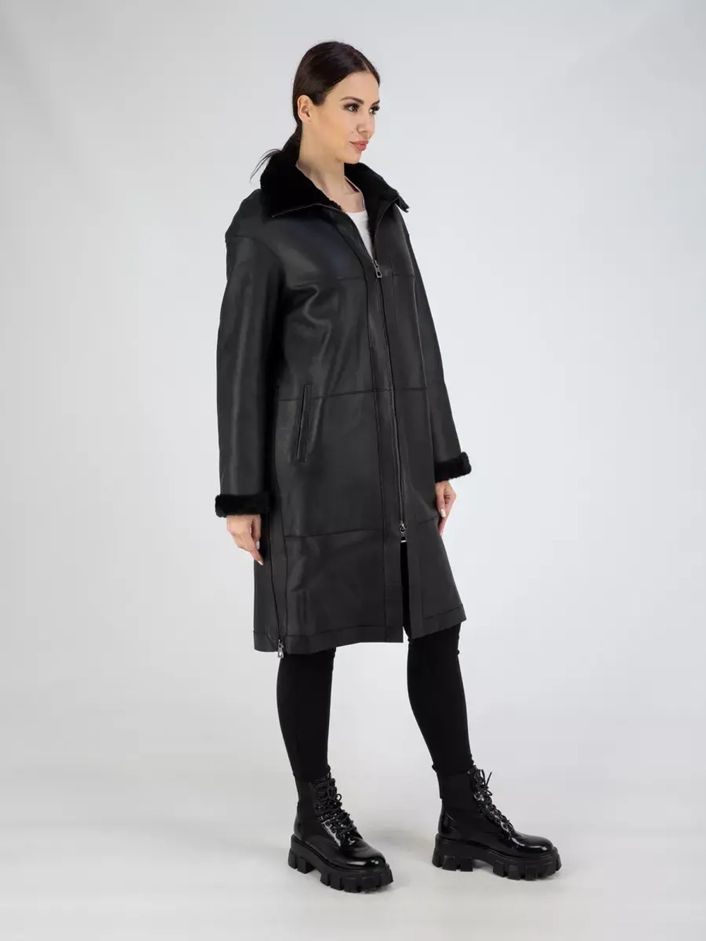 Дубленка зимняя натуральная