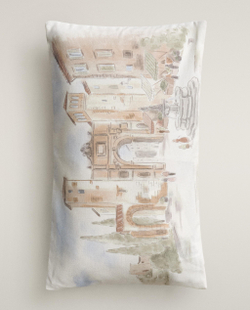 Zara Home наволочка декоративная из хлопка, бежевый, 30x50 см