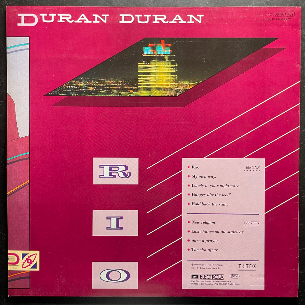 Duran Duran - Rio (Германия 1982г.)