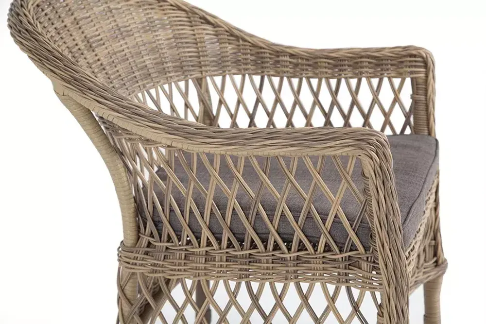 "Сицилия" плетеный стул из искусственного ротанга, цвет соломенный