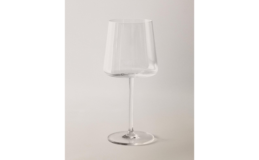 Zara Home бокал из стекла, цвет прозрачный, 21.4 см