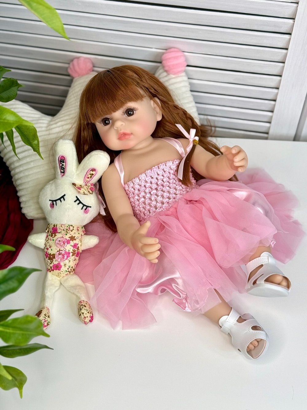 Кукла Реборн виниловая 48см в пакете (FA-063A)