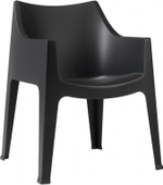 Кресло пластиковое Scab Design Coccolona, антрацит