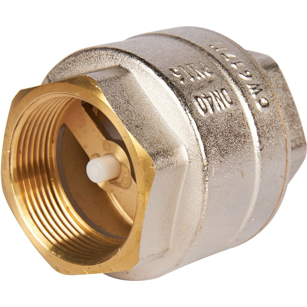 Клапан обратный ROMMER RVC-0002 - 1"1/2 (ВР/ВР, PN16, Tmax 90°C, с пластиковым седлом)
