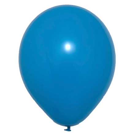 Карибский синий, Пастель / Caribbean blue, латексный шар