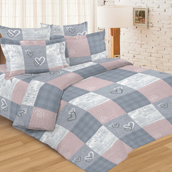 Бязь Премиум "История любви" | ш.220 см | 142 г/м² | хлопок-100%