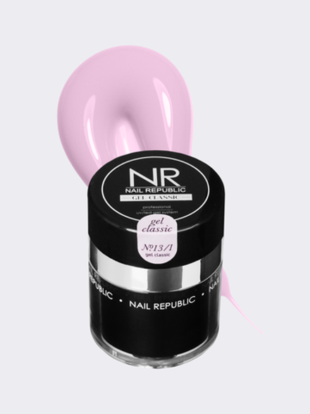 NR Gel classic - Гель для моделирования №13/1 с помпой, 30 гр