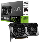 Видеокарта ASUS GeForce RTX 5060 TI DUAL OC (DUAL-RTX5060TI-O8G)