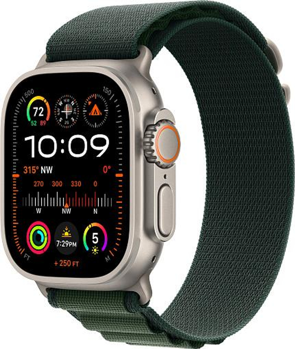 Apple Watch Ultra 2 49mm Alpine Loop Dark Green