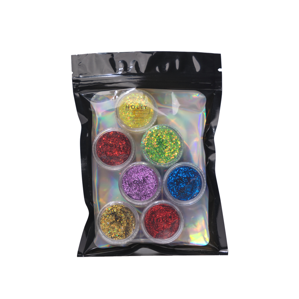 Набор семплов глиттеров для глаз, лица, волос и тела Glitter Gel SAMPLE