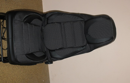 Чехлы на сиденье /2111, 2112, 2172/ Жаккард черный /дутый/ (разд. зад. спинка) 60/40 (TREND NEW)