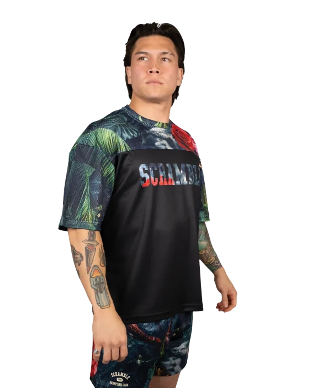 Тренировочная футболка Scramble – WOODLAND CAMO