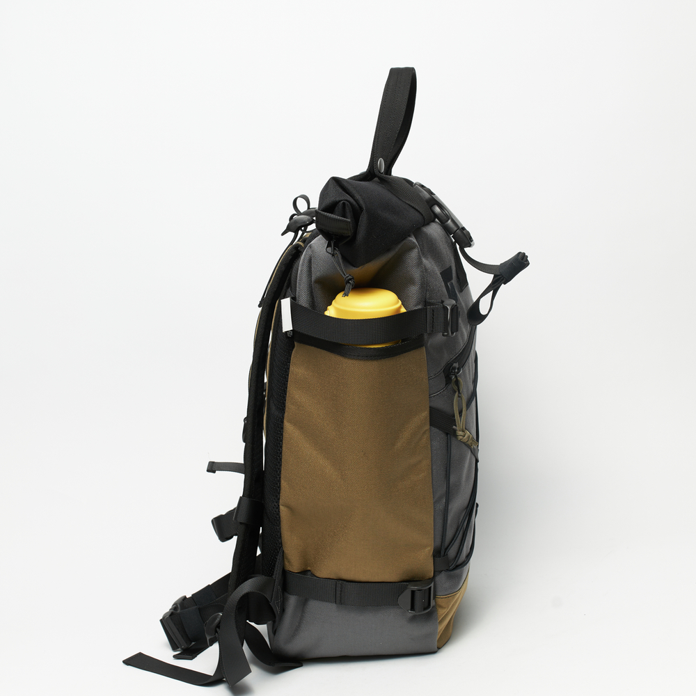 Рюкзак Rolltop Grubo 500 серый мышиный/песочный