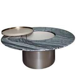 Журнальный стол Vecoli L, Ø90х35 см, с местом для хранения