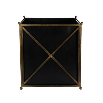 Кашпо чёрное