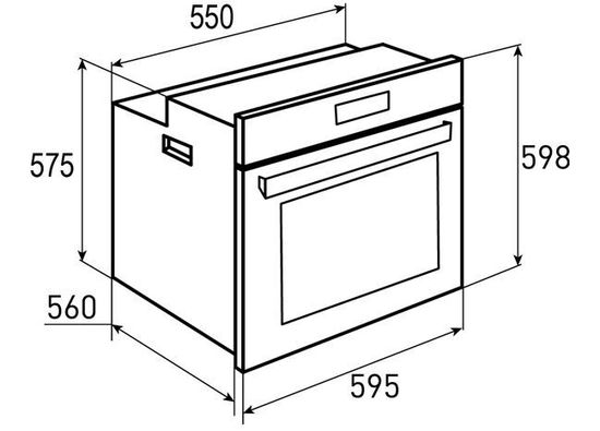 Электрический духовой шкаф Zigmund & Shtain EN 107.611 A
